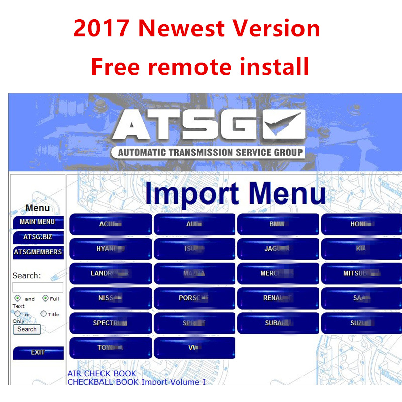 Auto Repair Shop For Transmissions - Installazione gratuita ATSG 2017 software di