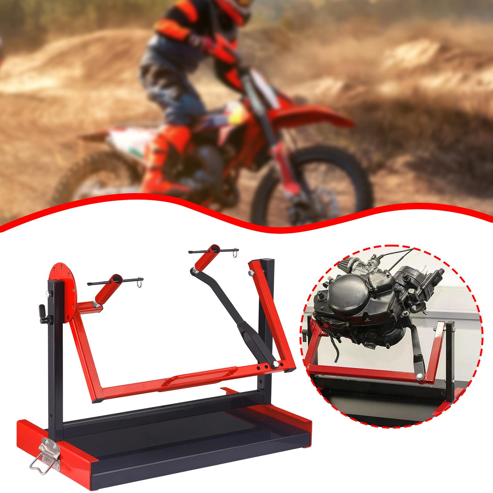 Engine Stand Heavy Duty - Supporto per Motore Moto Rosso e
