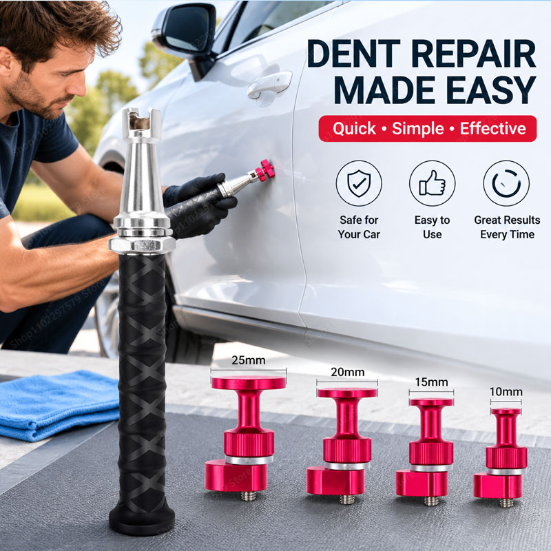 Dent Repair Puller - Set di 5 utensili multiuso per